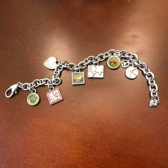 Authentic Brighton Charm Bracelet - Picture 1 of 6